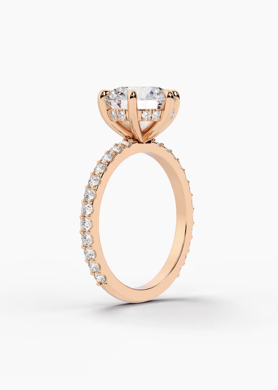 RG: The Ever · Round — rose gold view 2