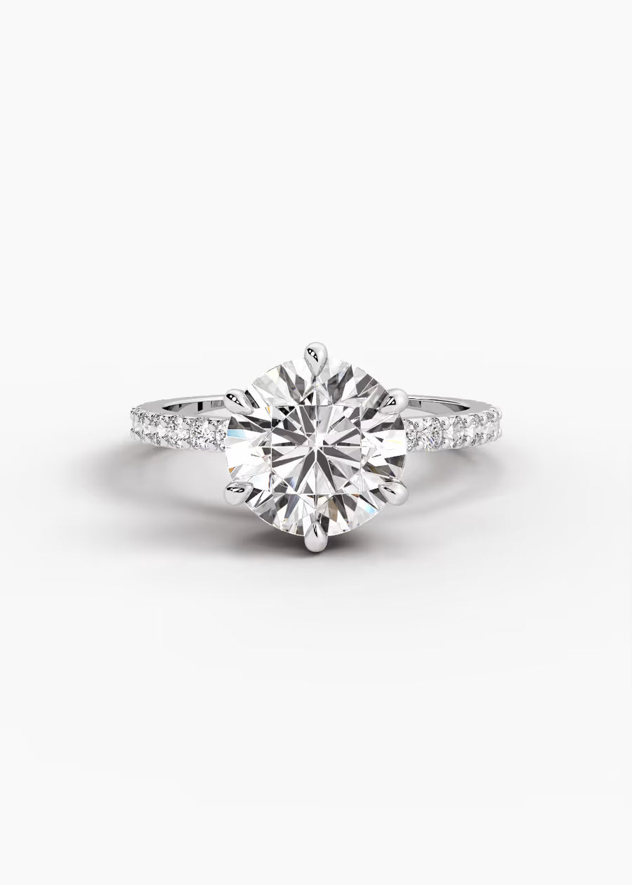 WG: The Ever · Round — white gold view 1