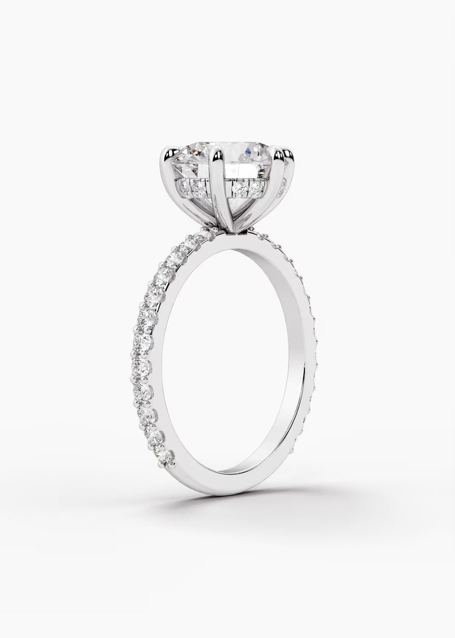 WG: The Ever · Round — white gold view 2