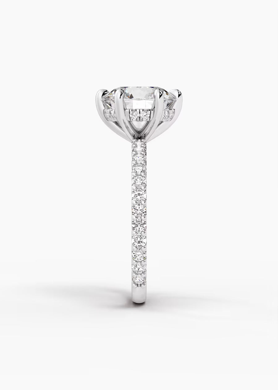 WG: The Ever · Round — white gold view 3