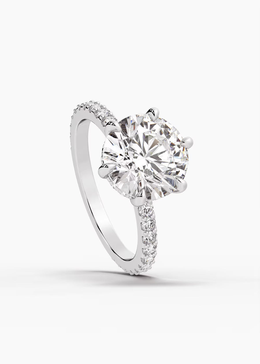 WG: The Ever · Round — white gold view 4