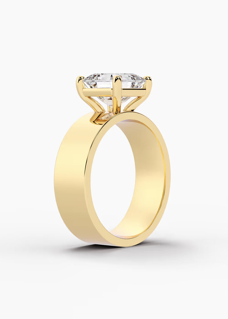 The Foundry · Asscher — YG detail