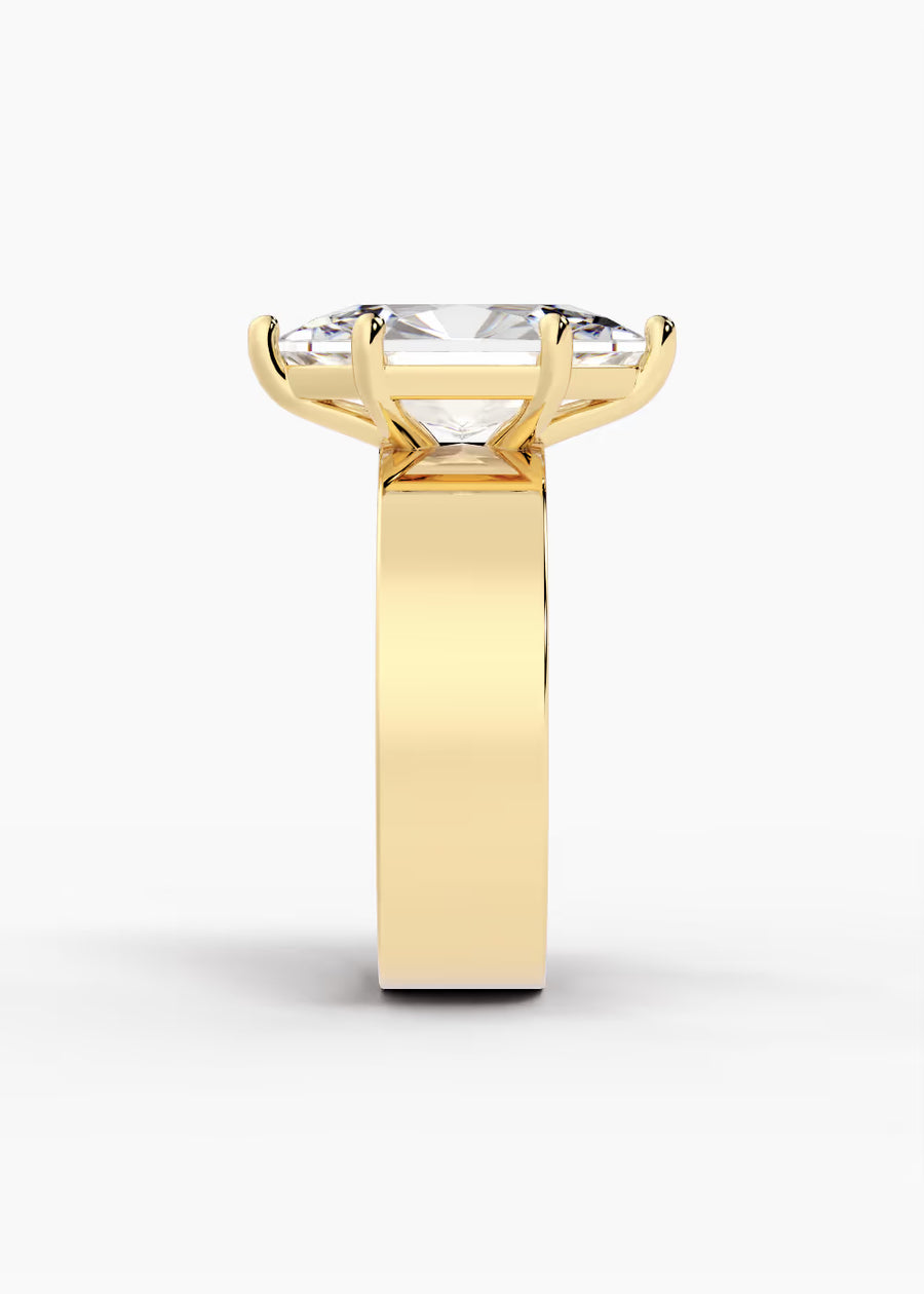 YG: The Foundry · Dutch Marquise Brilliant — yellow gold view 3