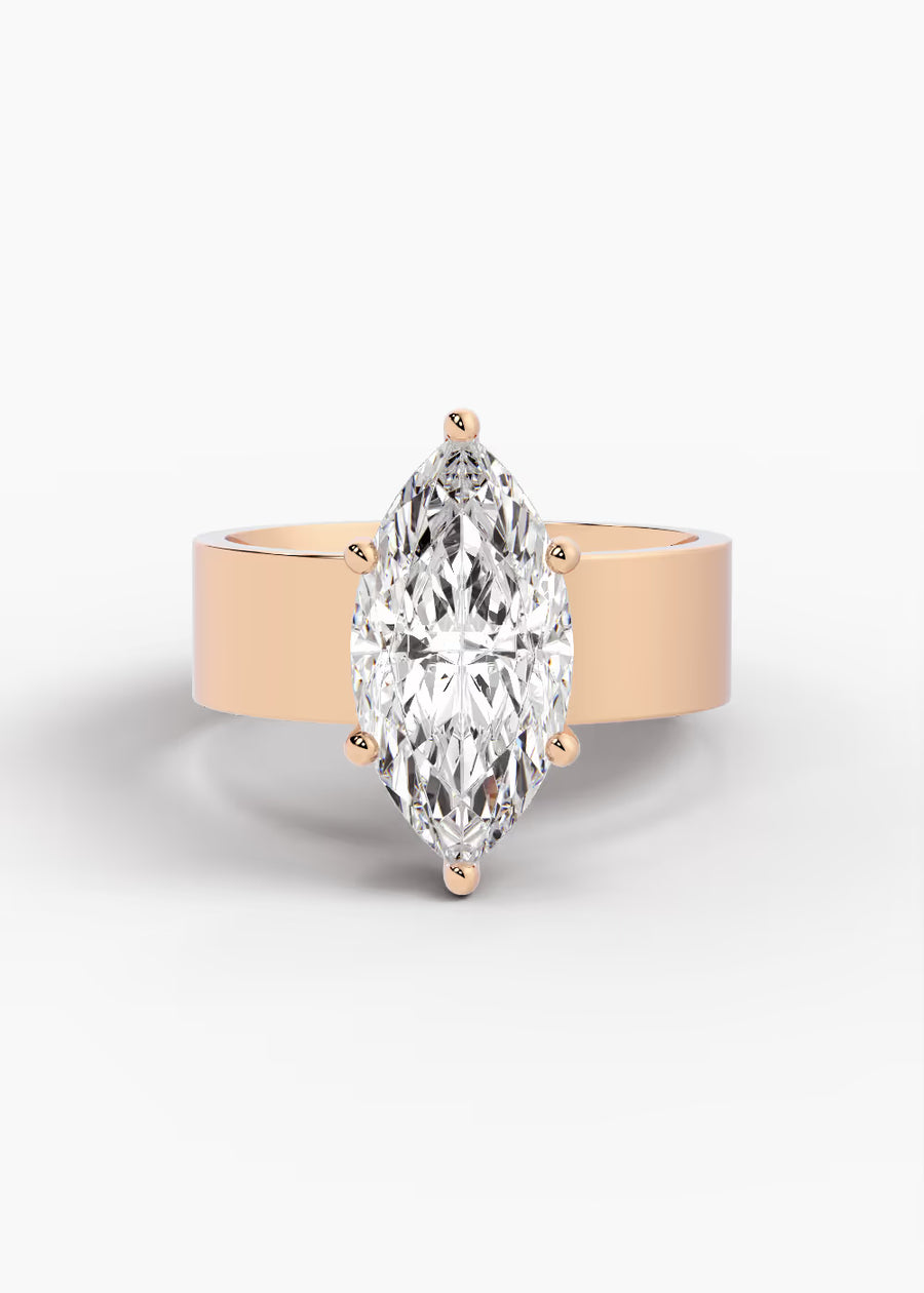 RG: The Foundry · Marquise — rose gold view 1