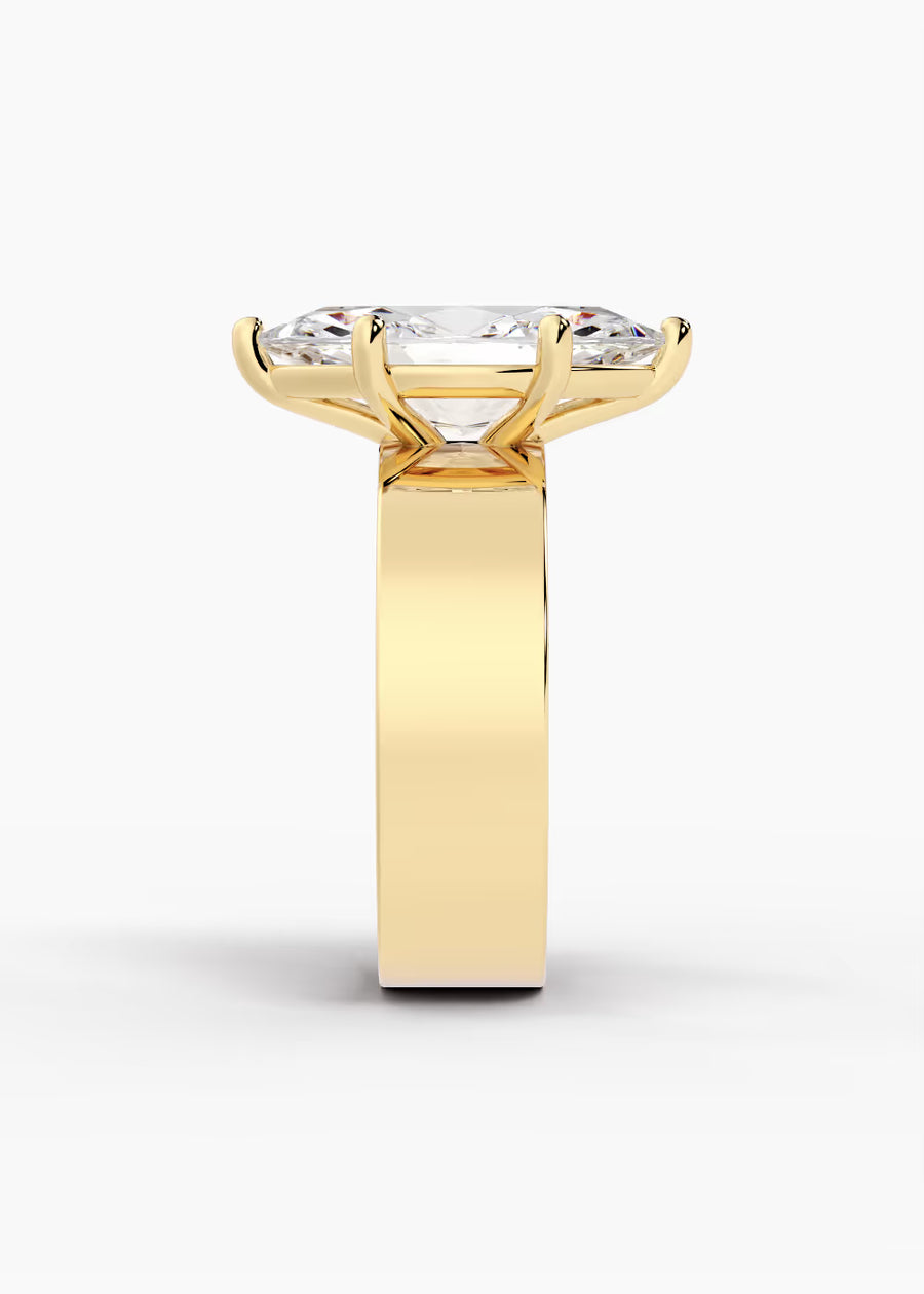 YG: The Foundry · Marquise — yellow gold view 3