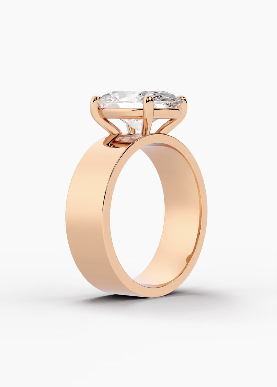RG: The Foundry · Oval — rose gold view 2