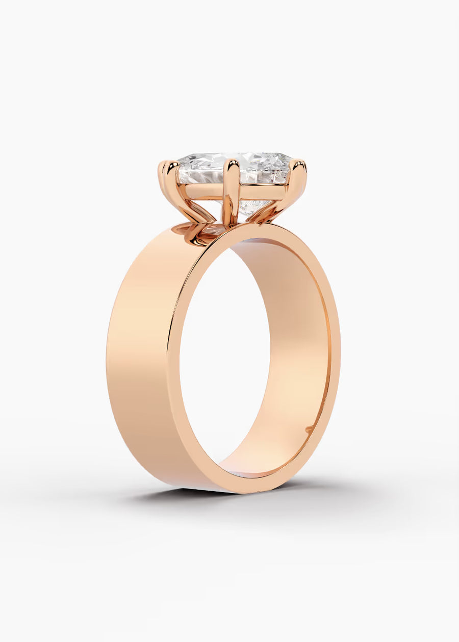 RG: The Foundry · Pear — rose gold view 2