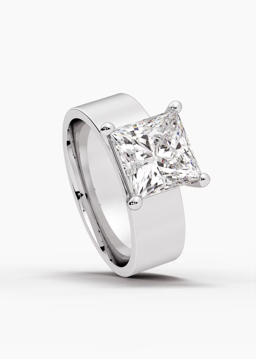 WG: The Foundry · Princess — white gold view 4