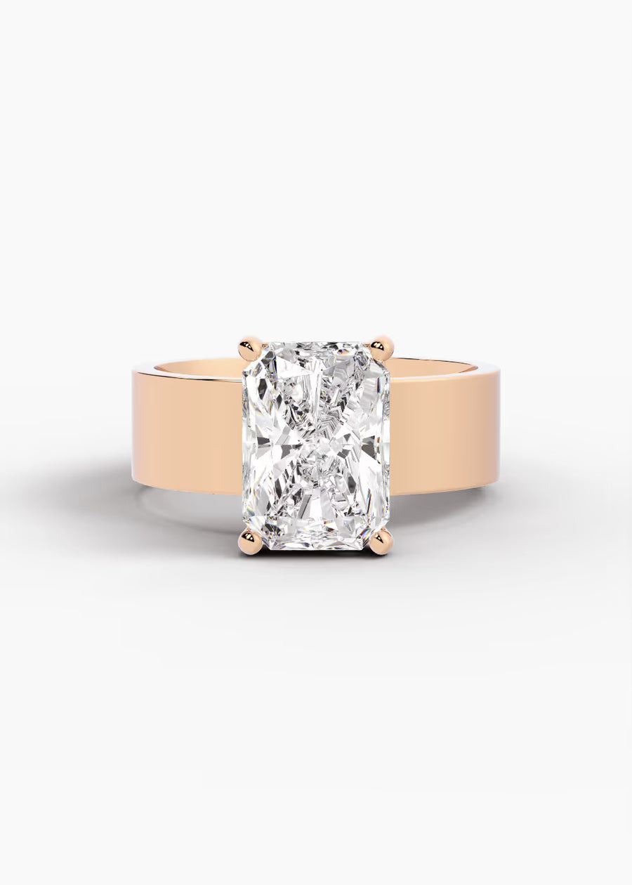 RG: The Foundry · Radiant — rose gold view 1