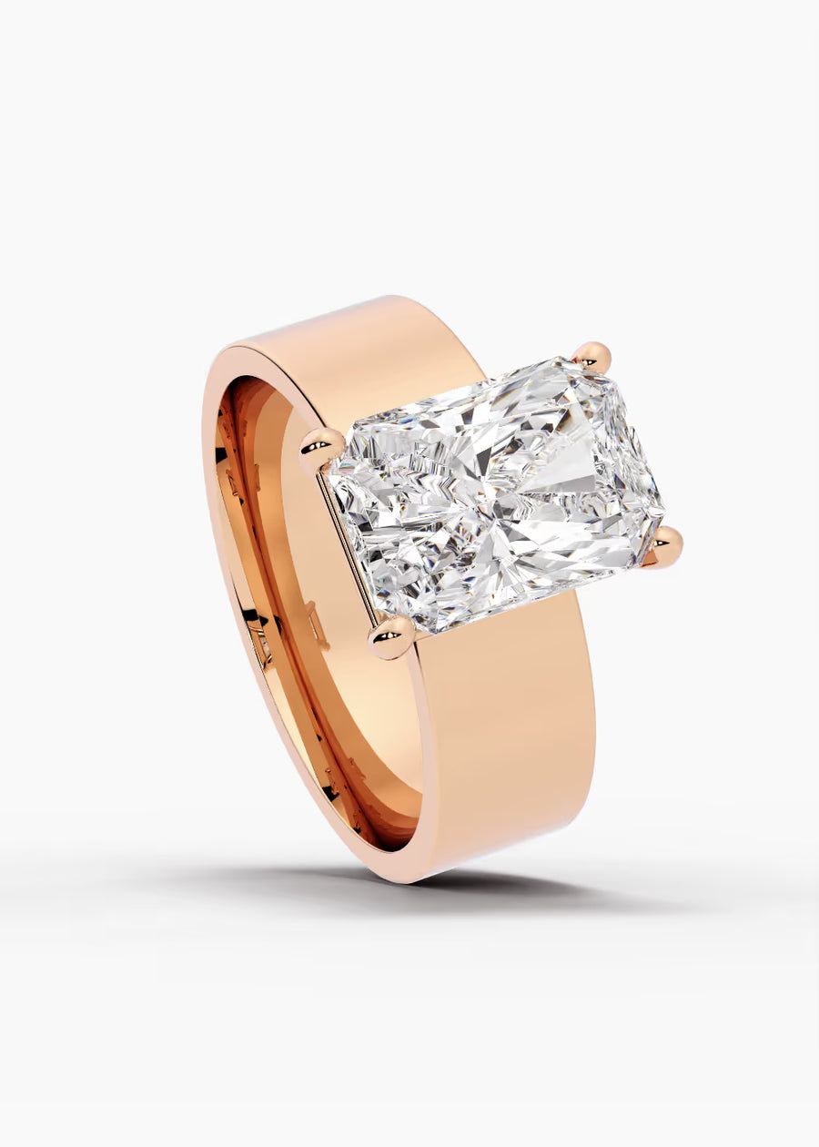 RG: The Foundry · Radiant — rose gold view 4