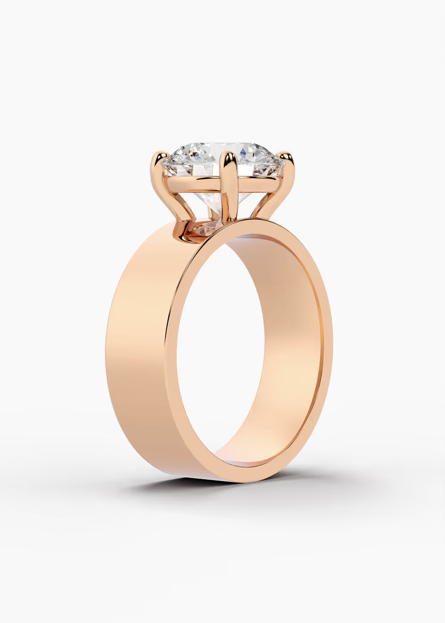 RG: The Foundry · Round — rose gold view 2
