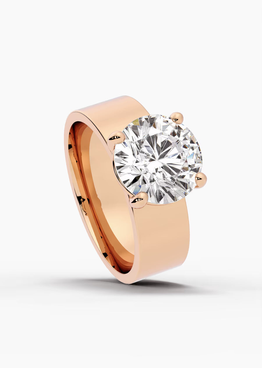 RG: The Foundry · Round — rose gold view 4