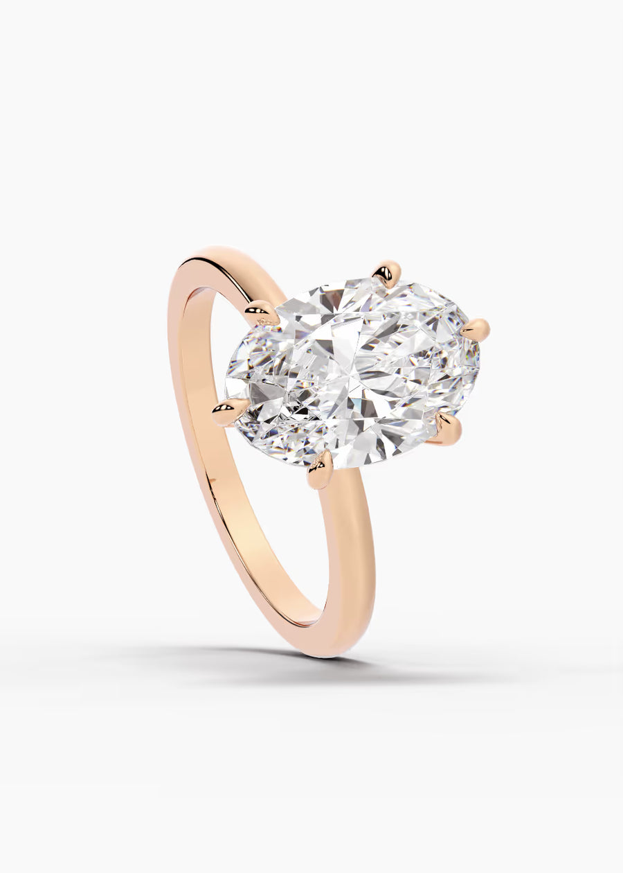 RG: The Keepsake · Oval — rose gold view 4