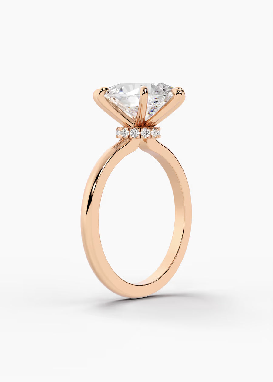 RG: The Keepsake · Pear — rose gold view 2