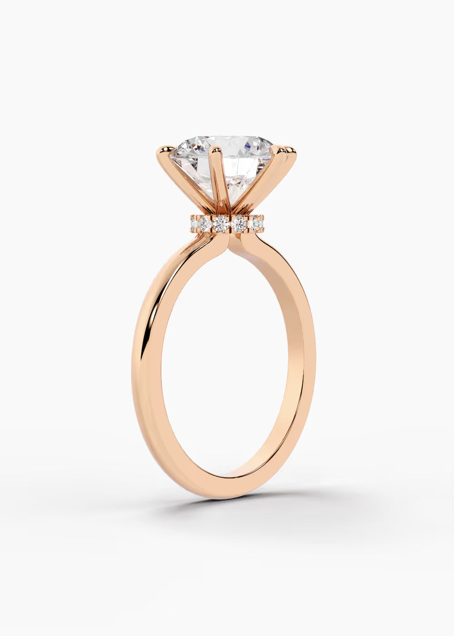 RG: The Keepsake · Round — rose gold view 2