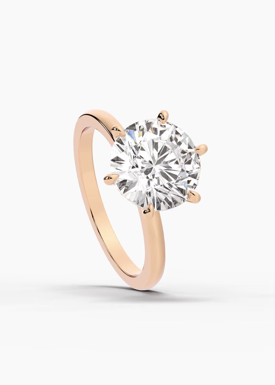 RG: The Keepsake · Round — rose gold view 4