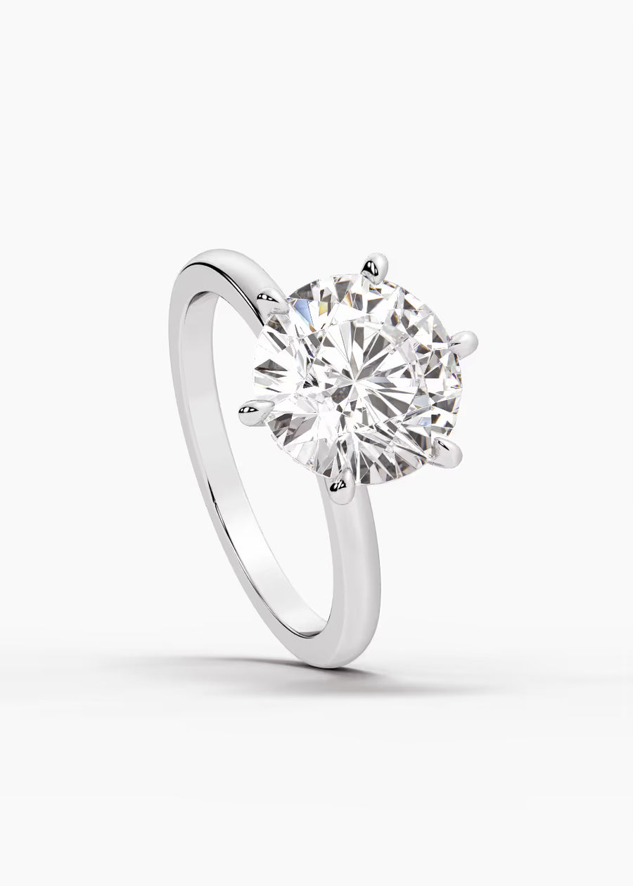 WG: The Keepsake · Round — white gold view 4