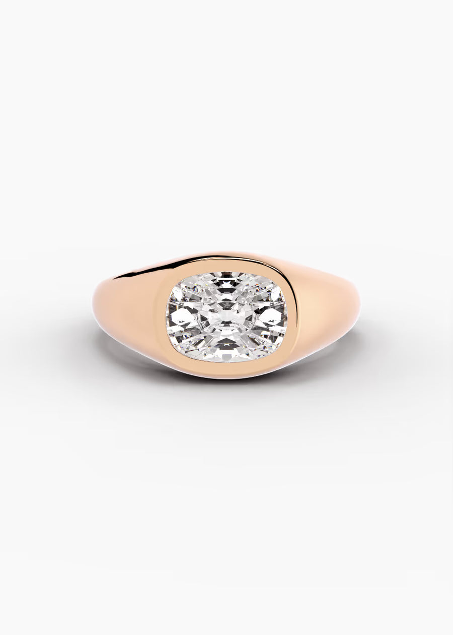 RG: The Origin · Elongated Cushion — rose gold view 1