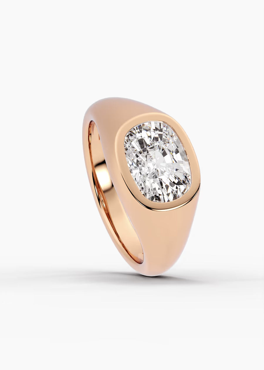 RG: The Origin · Elongated Cushion — rose gold view 4
