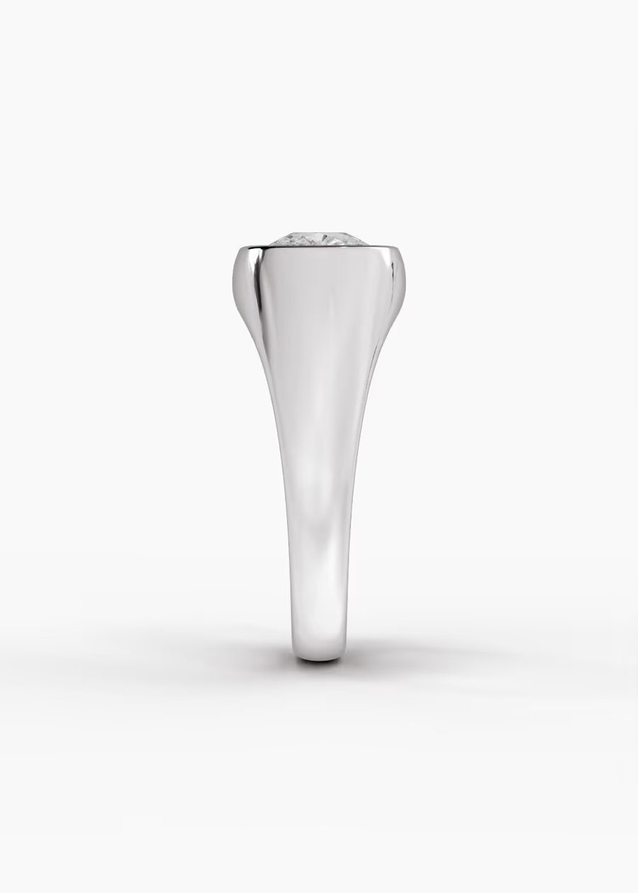 WG: The Origin · Elongated Cushion — white gold view 3