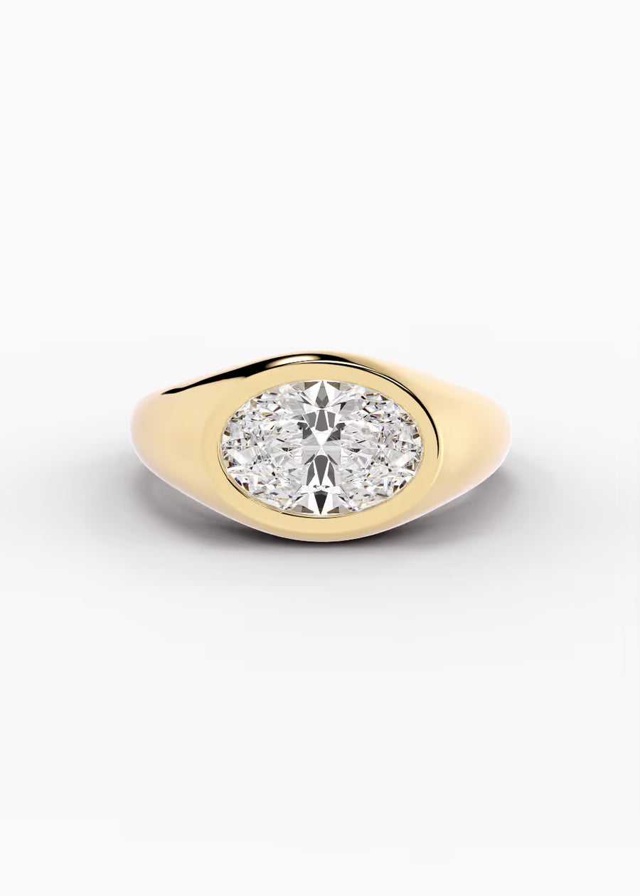 YG: The Origin · Oval — yellow gold view 1