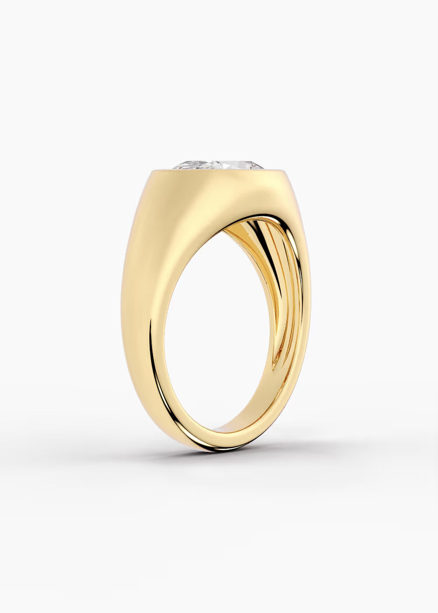 YG: The Origin · Oval — yellow gold view 2