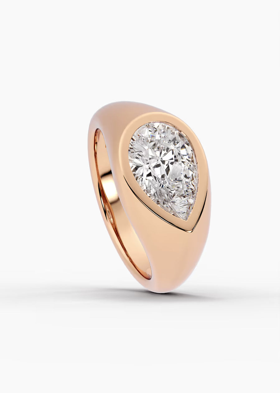 RG: The Origin · Pear — rose gold view 4