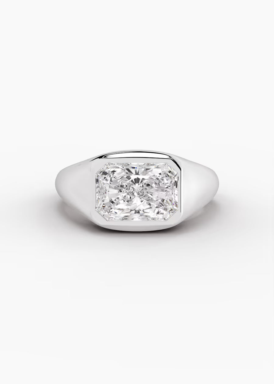 WG: The Origin · Radiant — white gold view 1