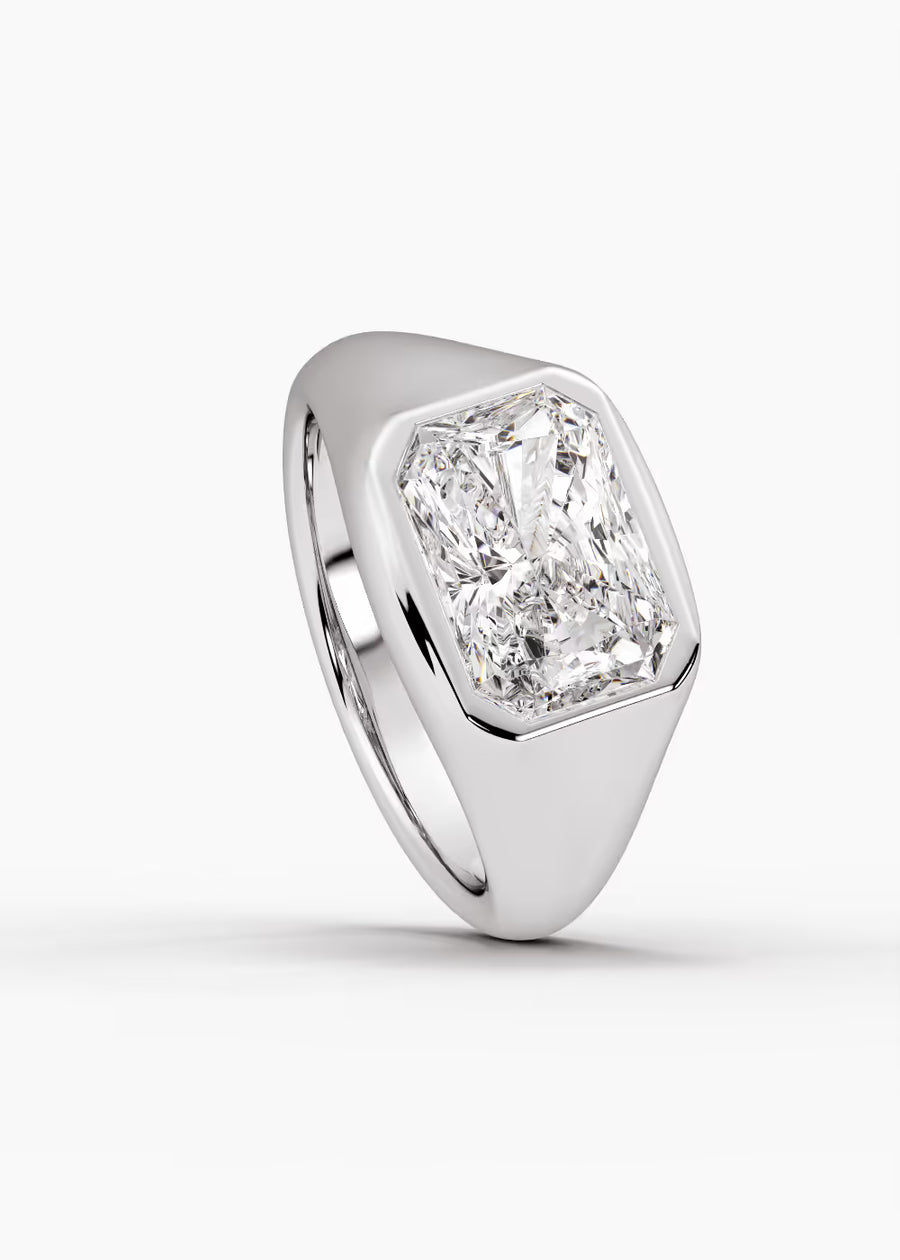 WG: The Origin · Radiant — white gold view 4