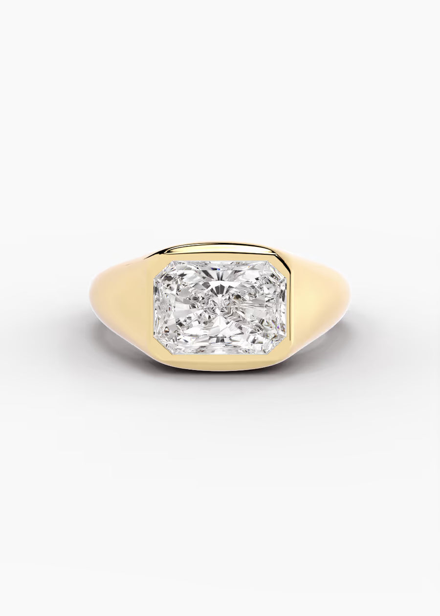 YG: The Origin · Radiant — yellow gold view 1
