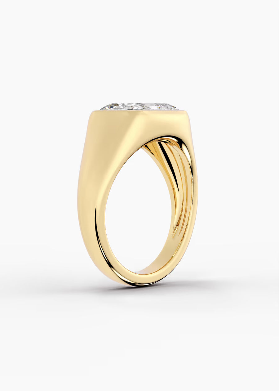 YG: The Origin · Radiant — yellow gold view 2