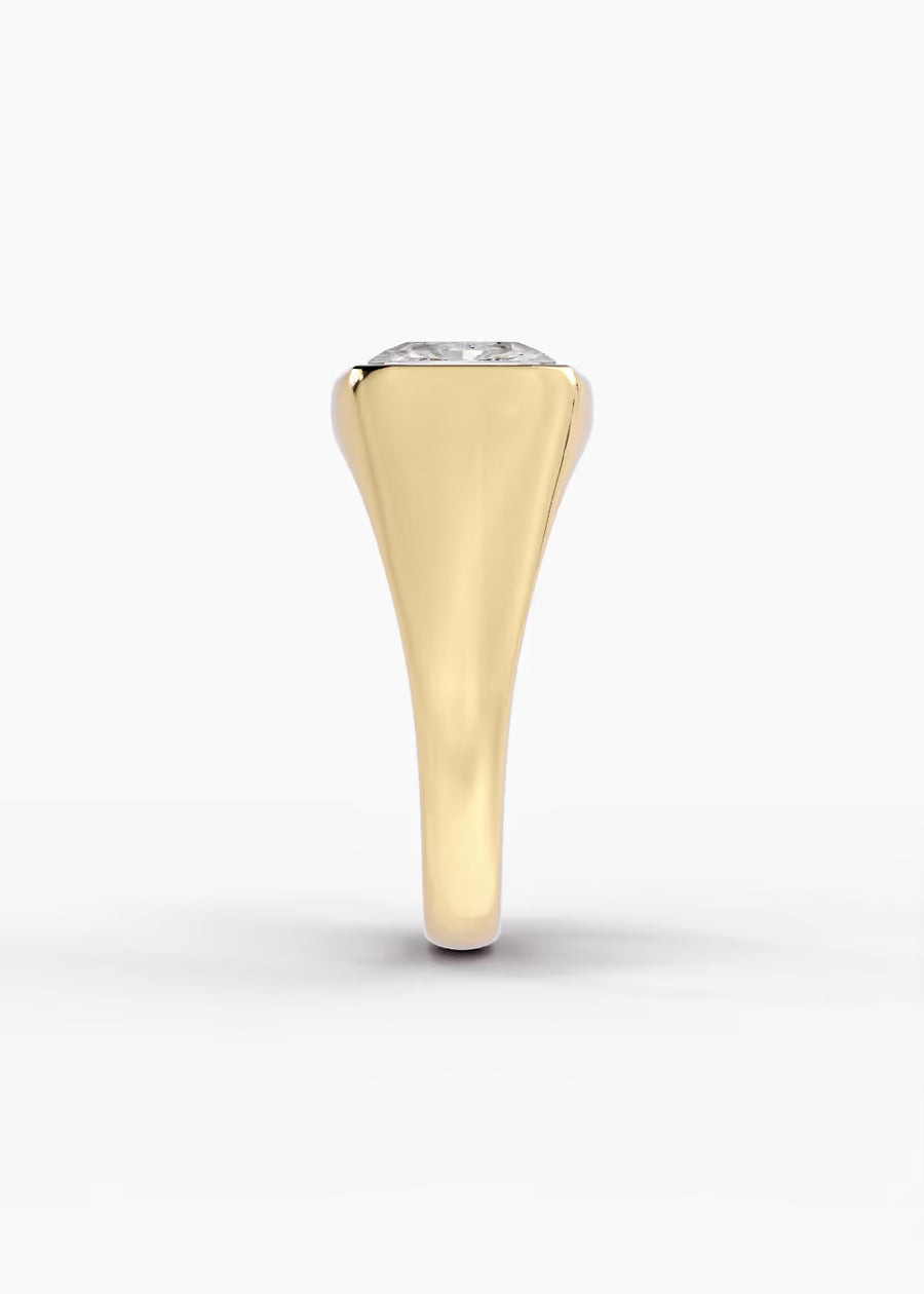 YG: The Origin · Radiant — yellow gold view 3
