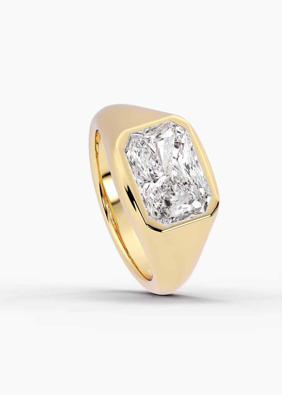 YG: The Origin · Radiant — yellow gold view 4