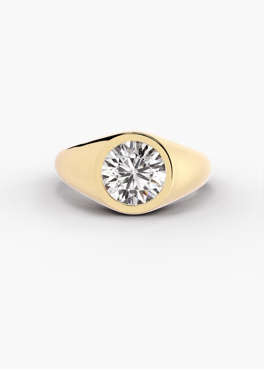 YG: The Origin · Round — yellow gold view 1
