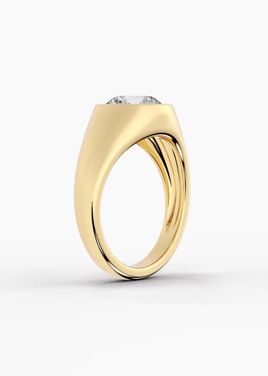 YG: The Origin · Round — yellow gold view 2