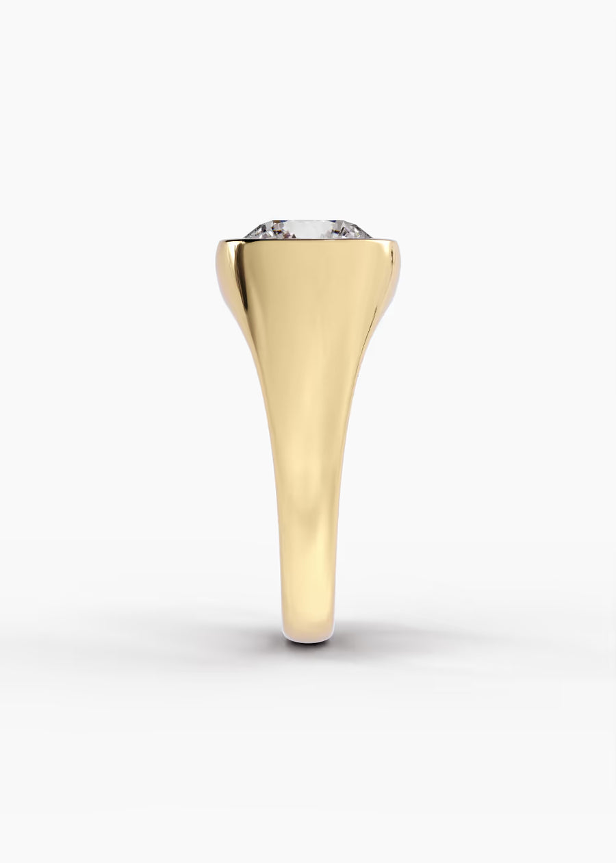 YG: The Origin · Round — yellow gold view 3