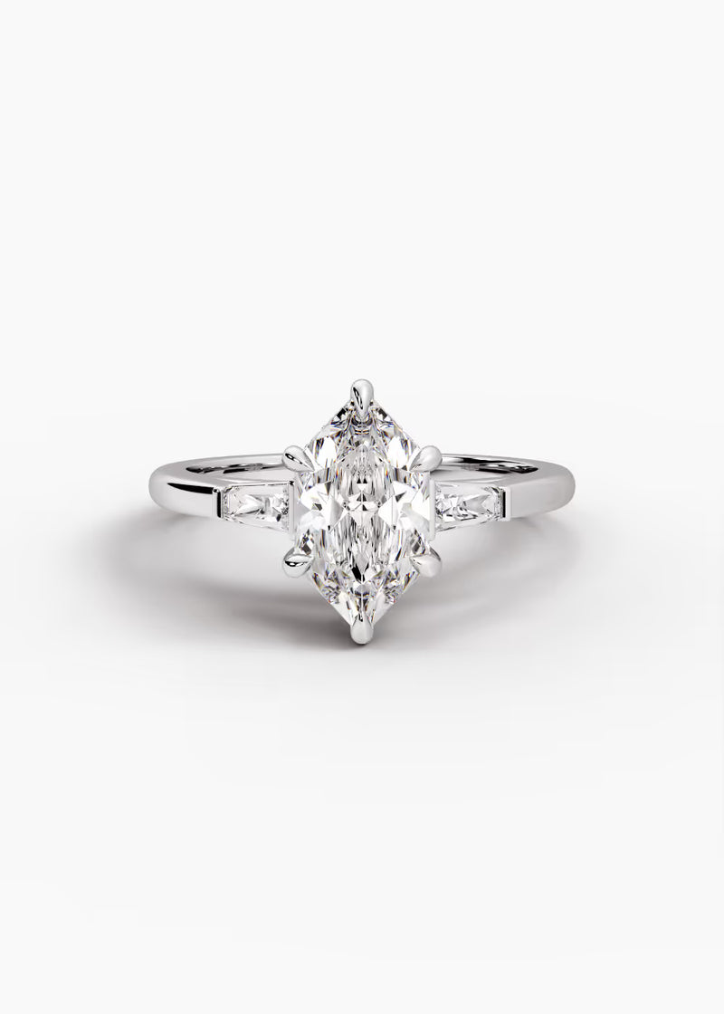 The Regent · Dutch Marquise Brilliant — WG