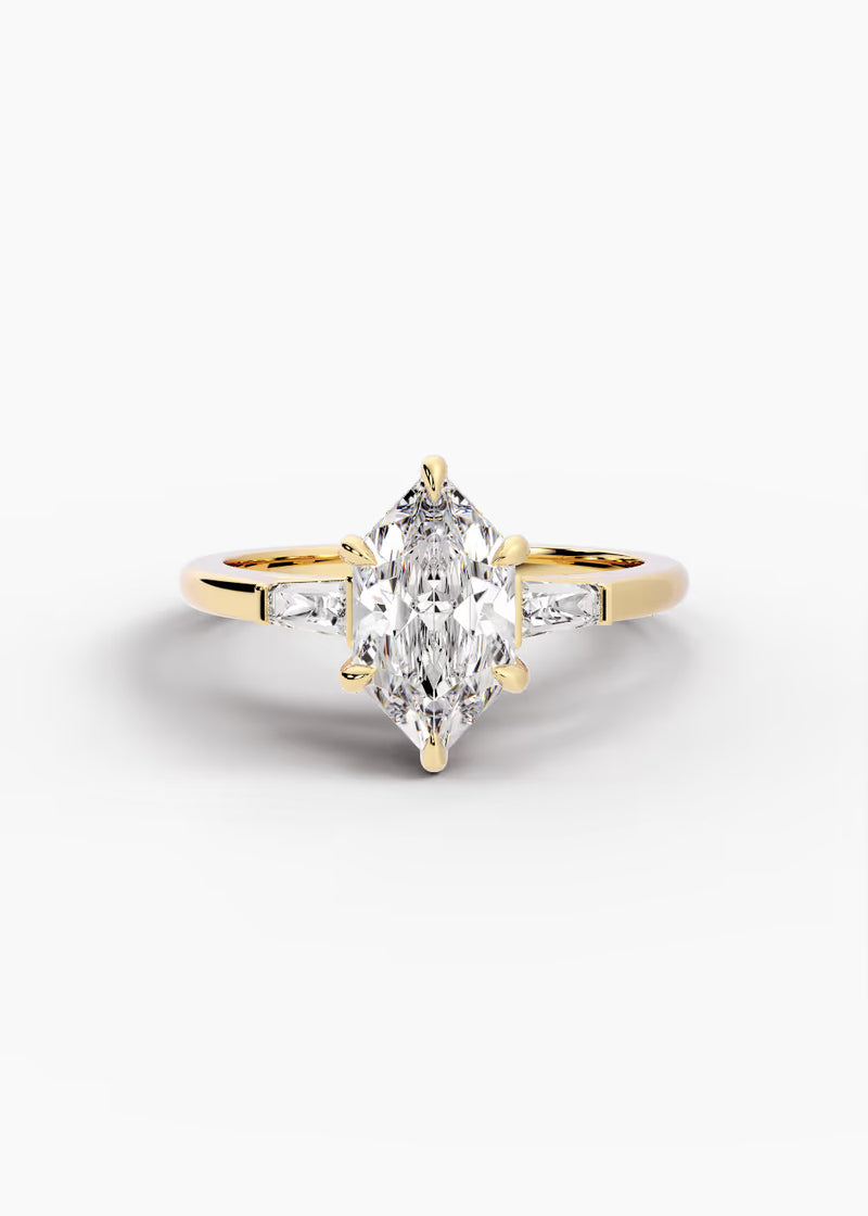 The Regent · Dutch Marquise Brilliant — YG