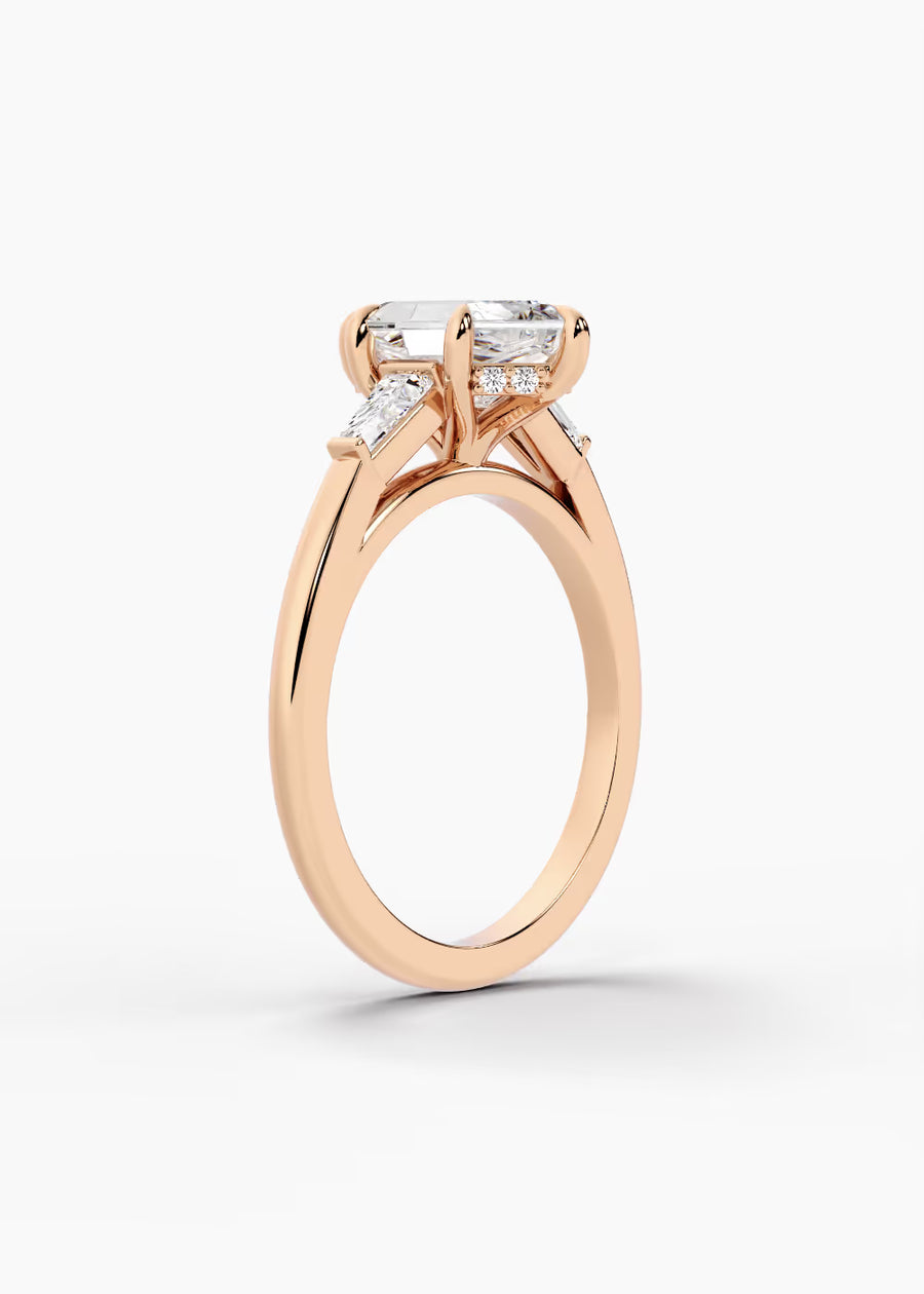 RG: The Regent · Dutch Marquise Step — rose gold view 2