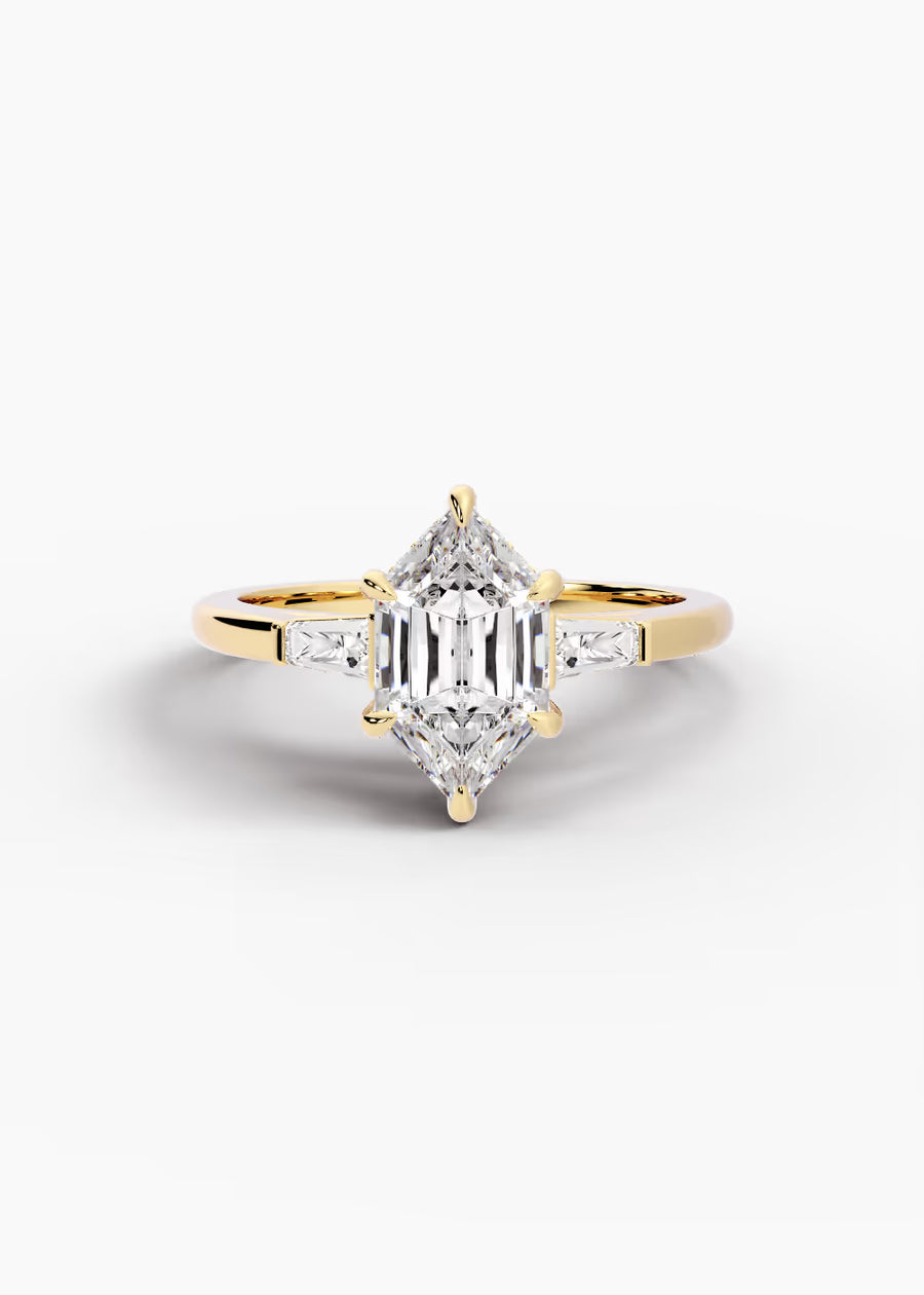 YG: The Regent · Dutch Marquise Step — yellow gold view 1