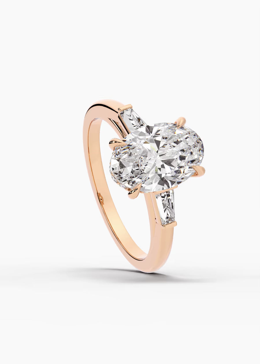 RG: The Regent · Oval — rose gold view 4