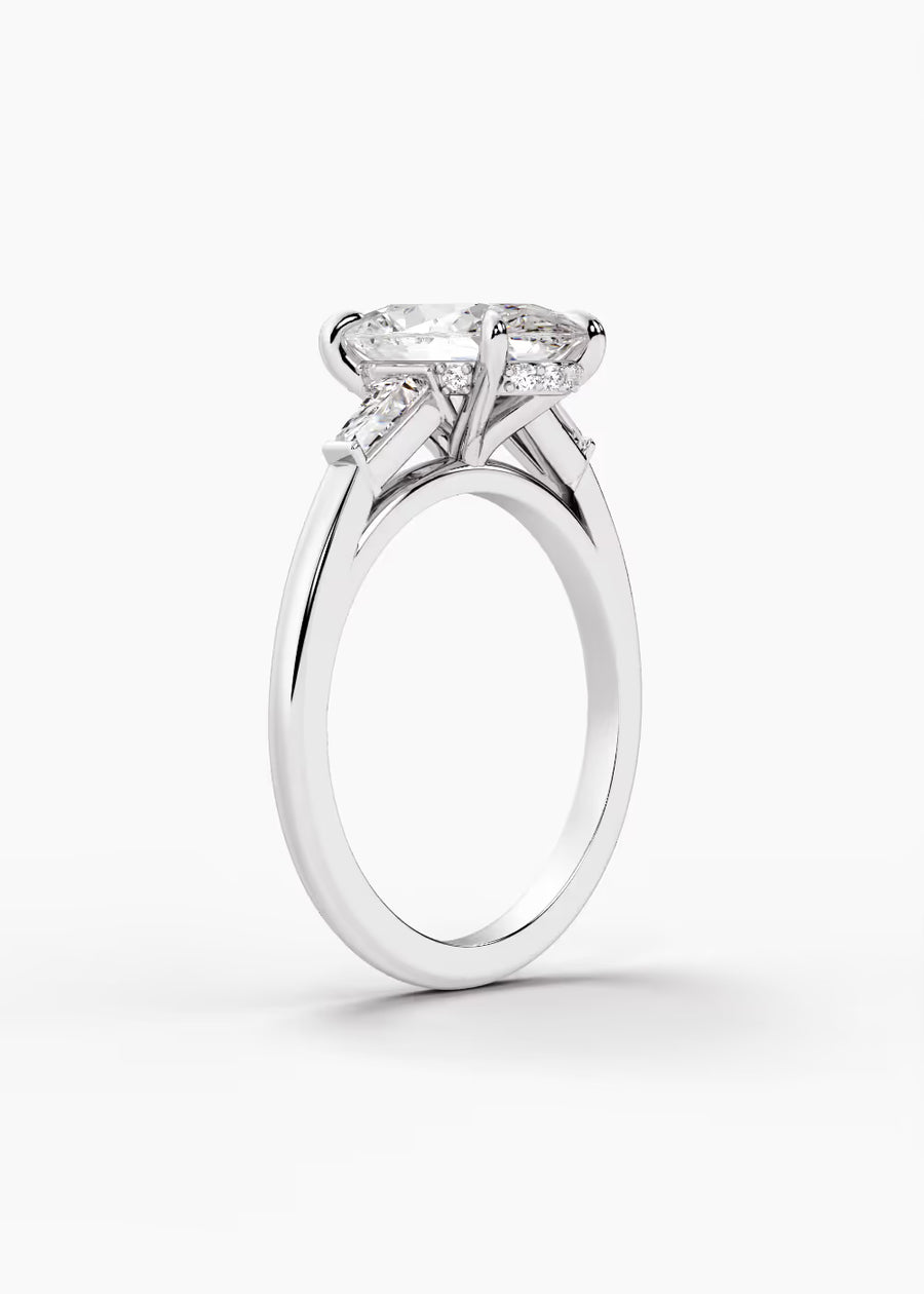 WG: The Regent · Oval — white gold view 2