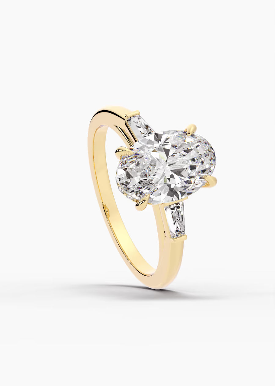 YG: The Regent · Oval — yellow gold view 4
