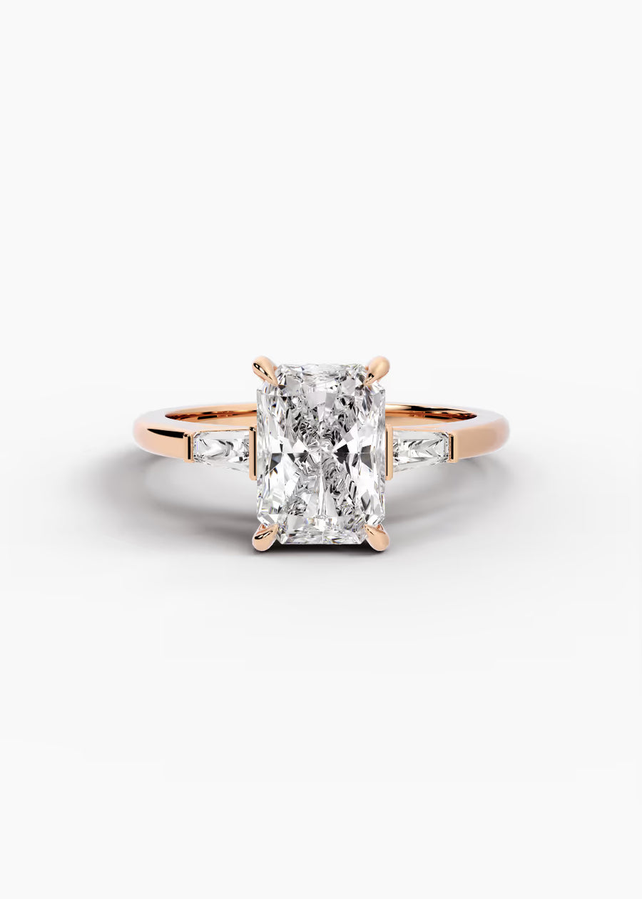 RG: The Regent · Radiant — rose gold view 1