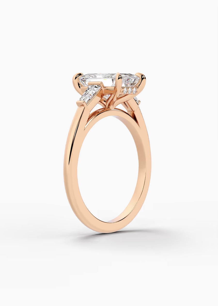 RG: The Regent · Radiant — rose gold view 2