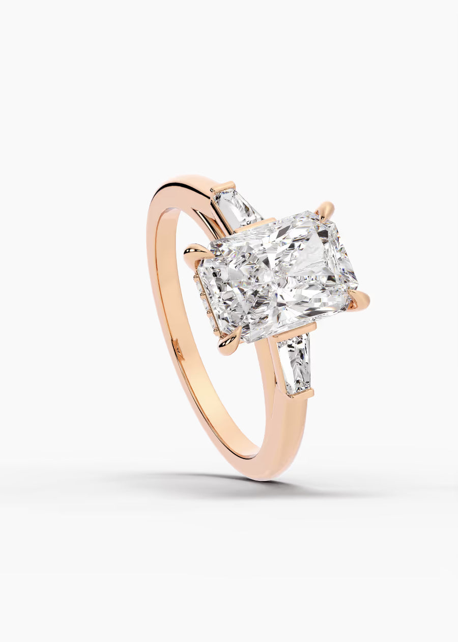 RG: The Regent · Radiant — rose gold view 4