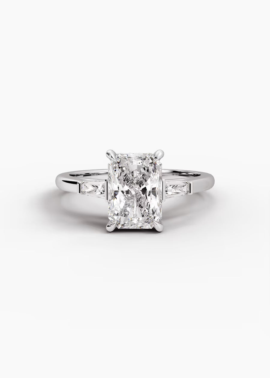 WG: The Regent · Radiant — white gold view 1