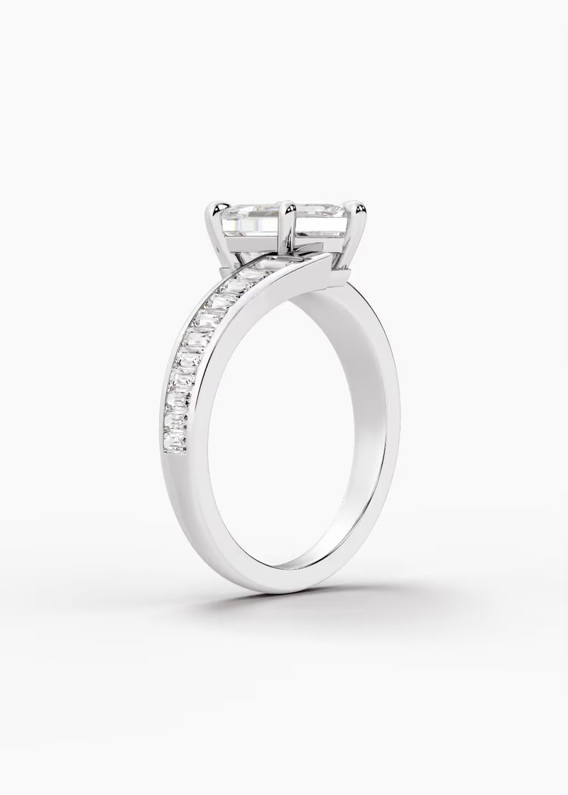 The Rivulet · Dutch Marquise Brilliant — WG detail