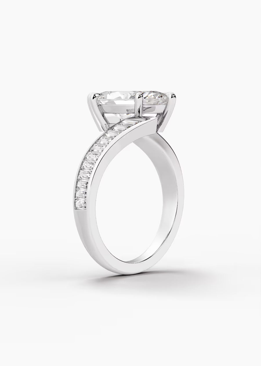WG: The Rivulet · Marquise — white gold view 2