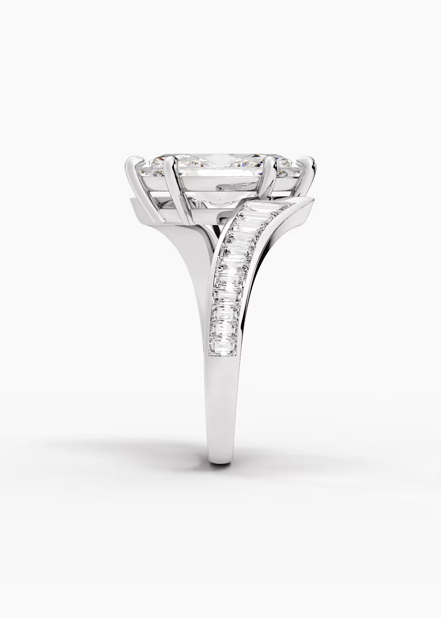 WG: The Rivulet · Marquise — white gold view 3